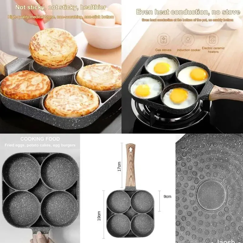 Four slot granite pan