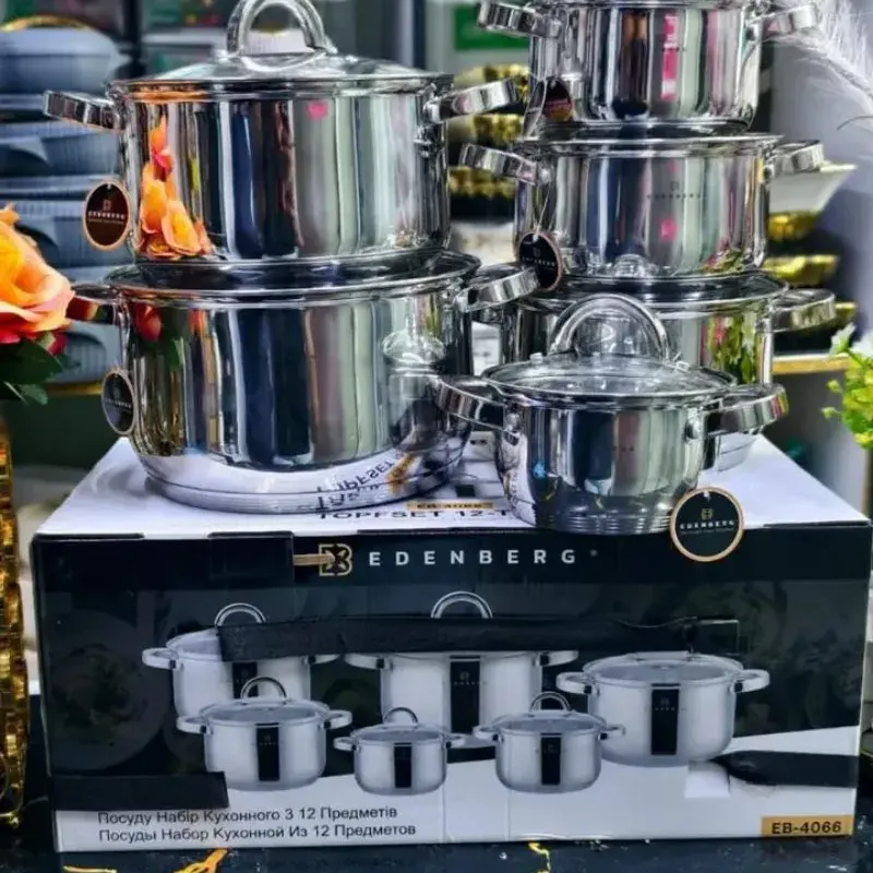 Stainless steel cookware set
