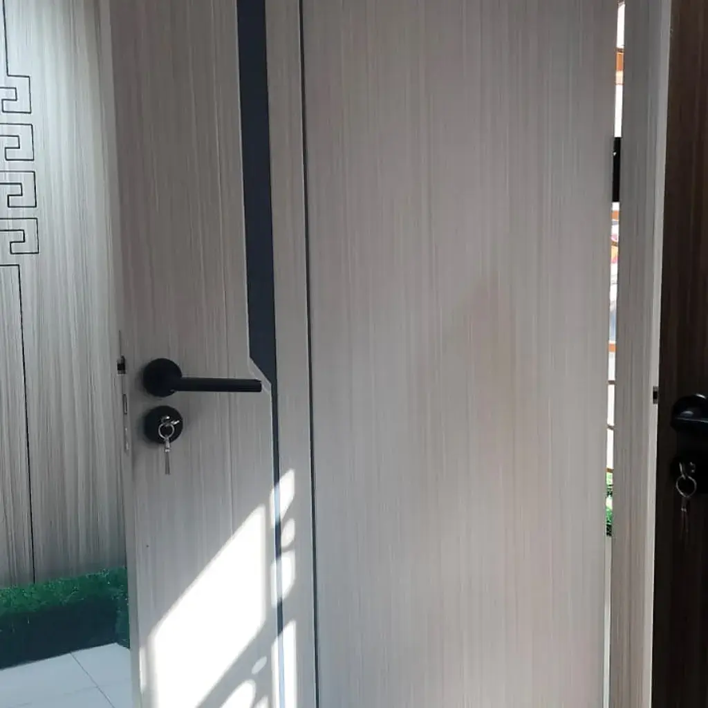 Grey Sliding Glass Door Panel
