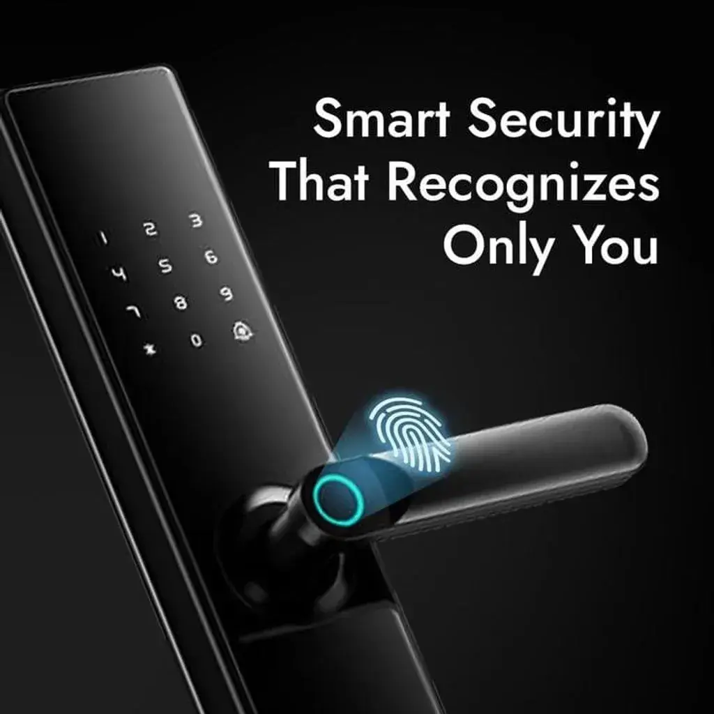 Smart Security Door Lock with Fingerprint Recognition