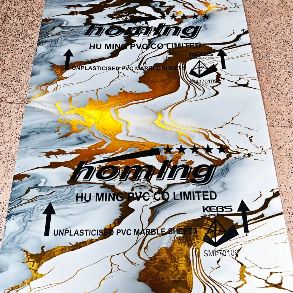 Stylish Marble Effect Banner - Home Decor